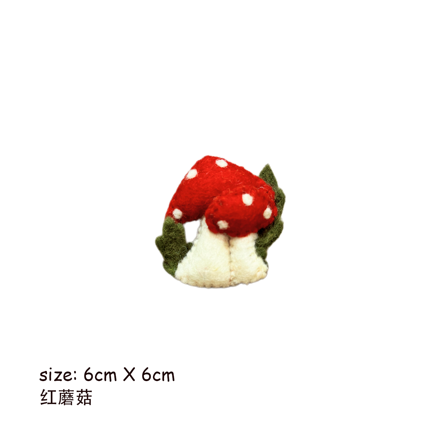 Nature Series Mushroom & Cactus Brooch