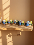 Parrot Wool Felt Brooch