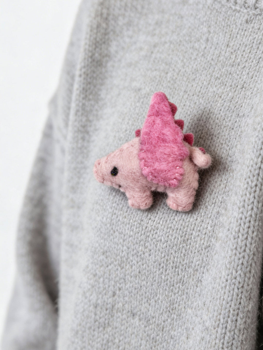 Animal Wool Felt Brooch