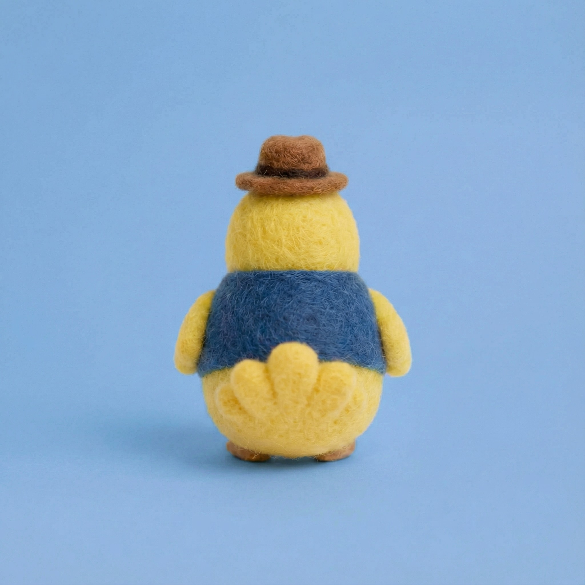 Gentleman Chick with Hat & Glasses Felting Kit