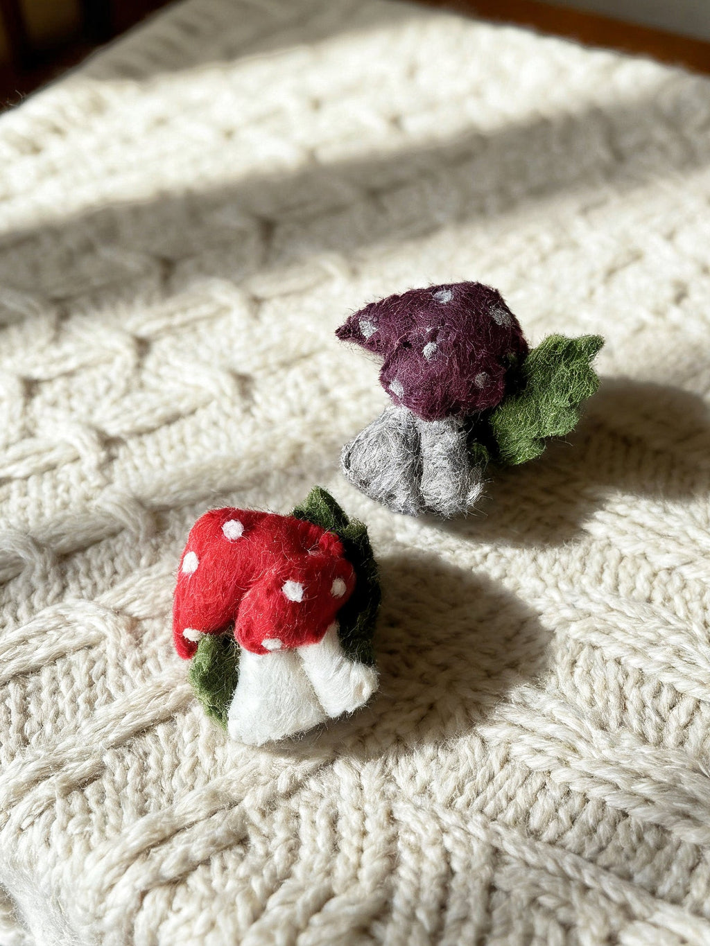 Nature Series Mushroom & Cactus Brooch