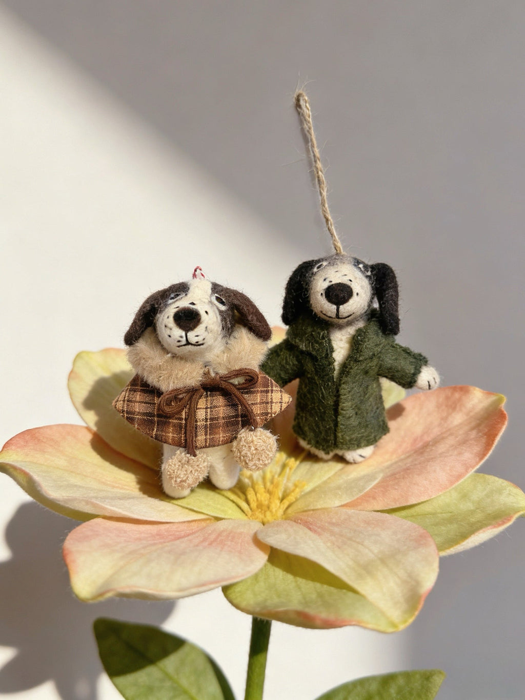 Puppy Series Wool Felt Ornament