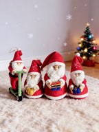 Santa Claus Wool Felt Ornament