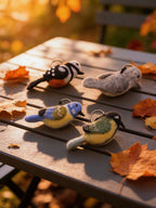 Bird Series Wool Felt Keychain