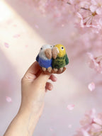 Parrot Wool Felt Brooch