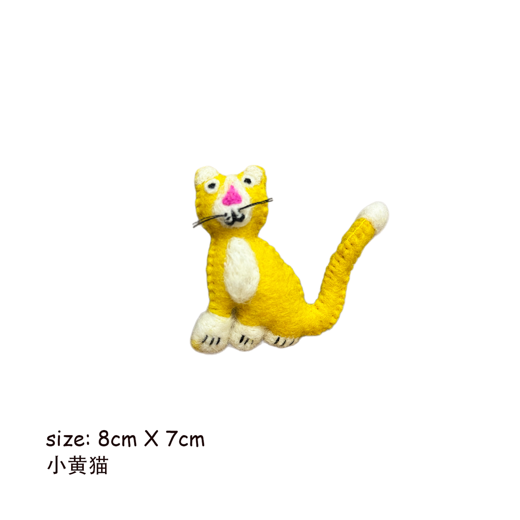 Animal Wool Felt Brooch