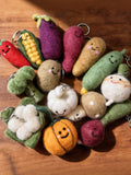 Fruit & Vegetable Series Wool Felt Keychain