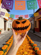 Halloween Pumpkin Wool Felt Ornament