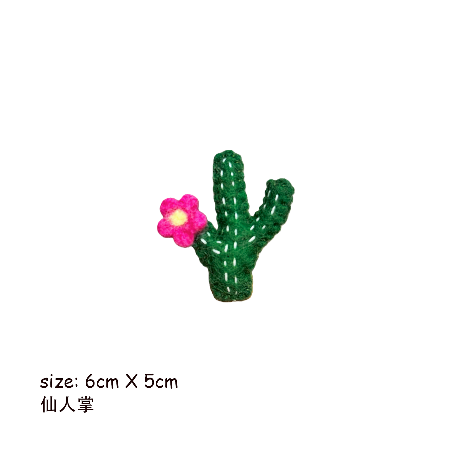 Nature Series Mushroom & Cactus Brooch