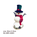 Cute Snowman Wool Felt Ornament
