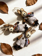 Backpack Pony Wool Felt Ornament