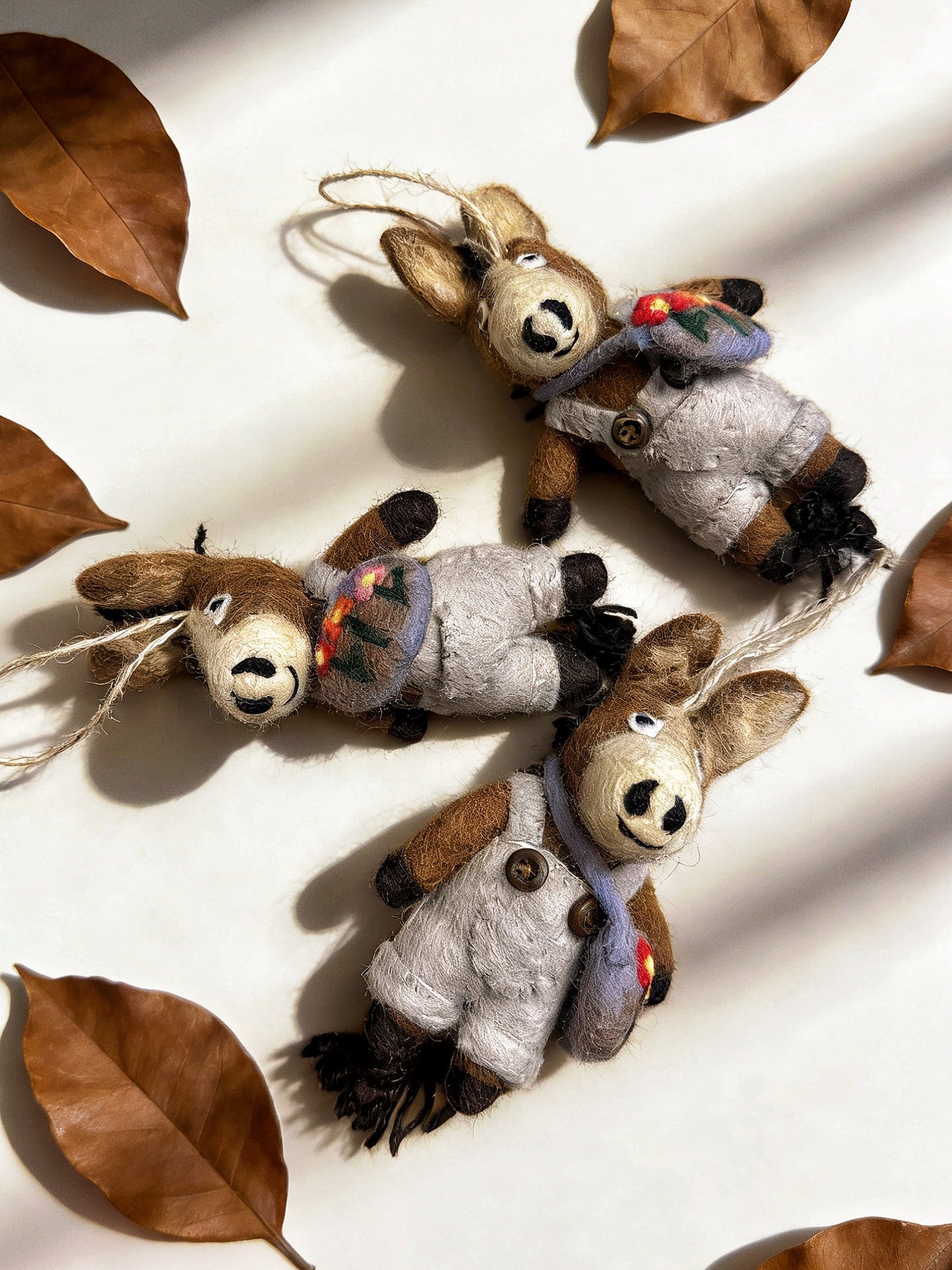 Backpack Pony Wool Felt Ornament