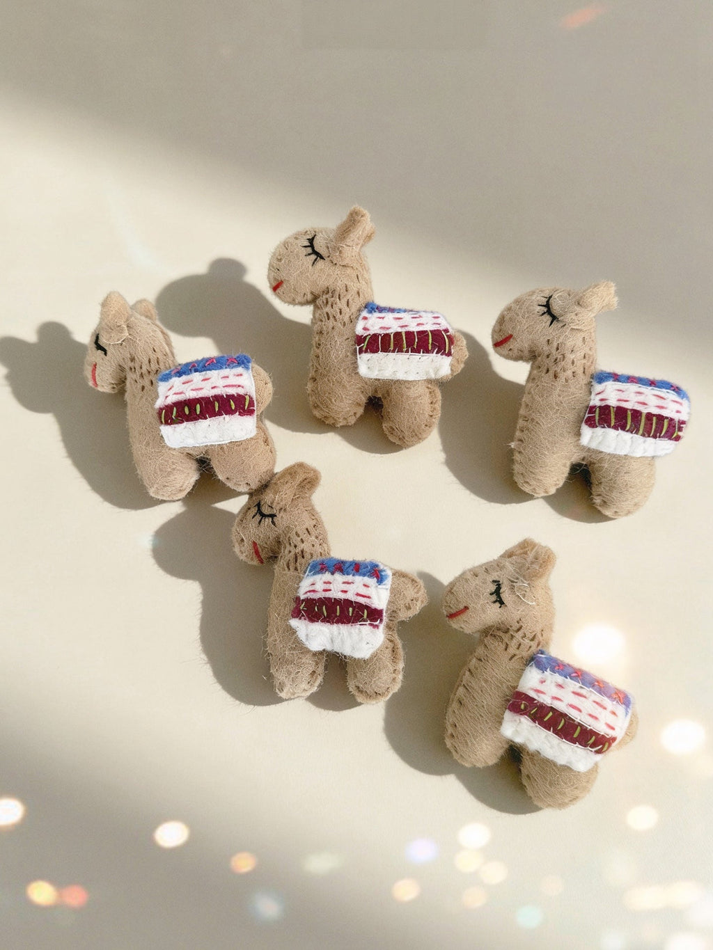 Alpaca Wool Felt Brooch