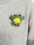 Animal Wool Felt Brooch