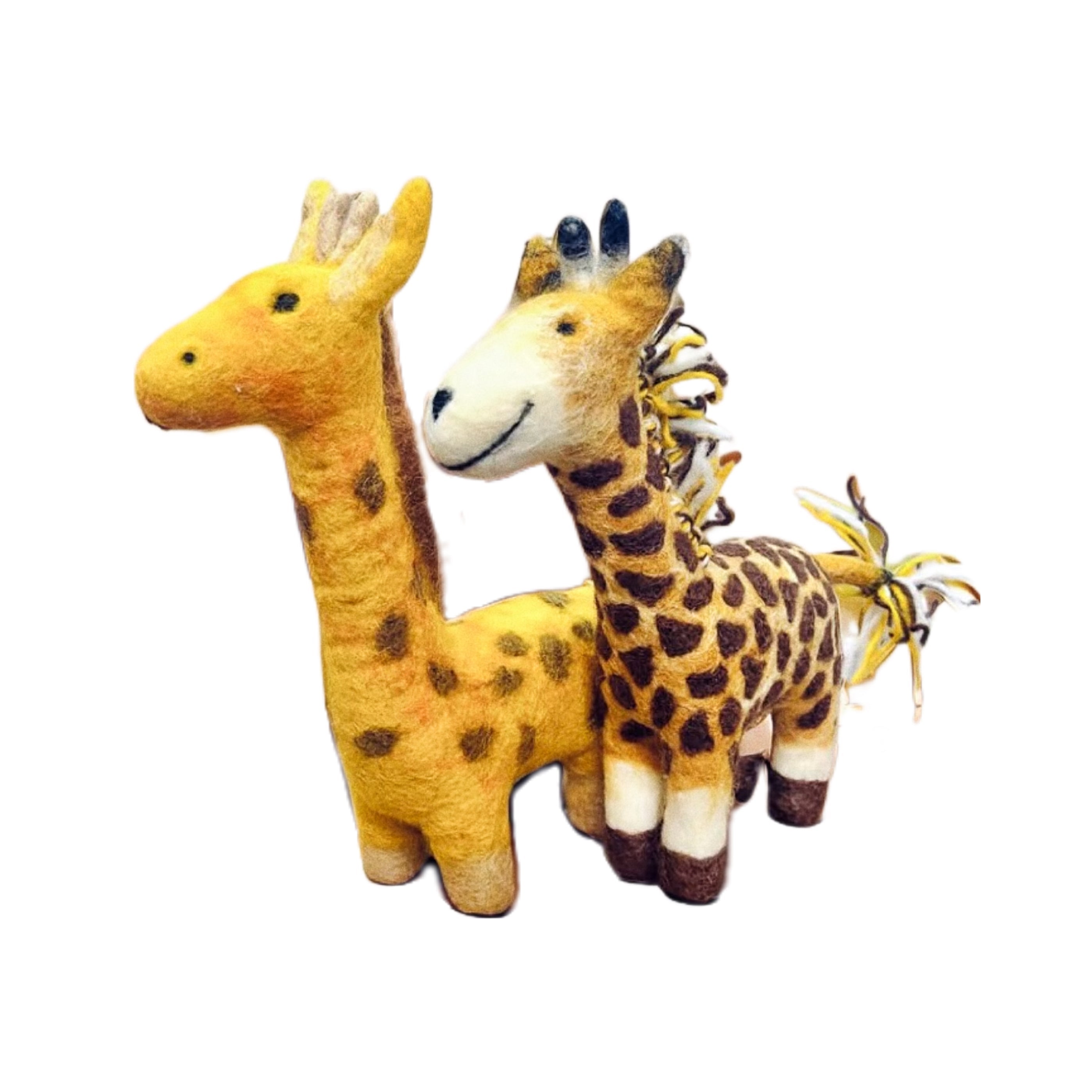 Giraffe Wool Felt Ornament (Style A)
