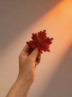 Oak & Maple Leaf Wool Felt Brooch