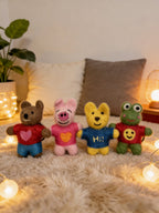 Cute Animal Wool Felt Keychain