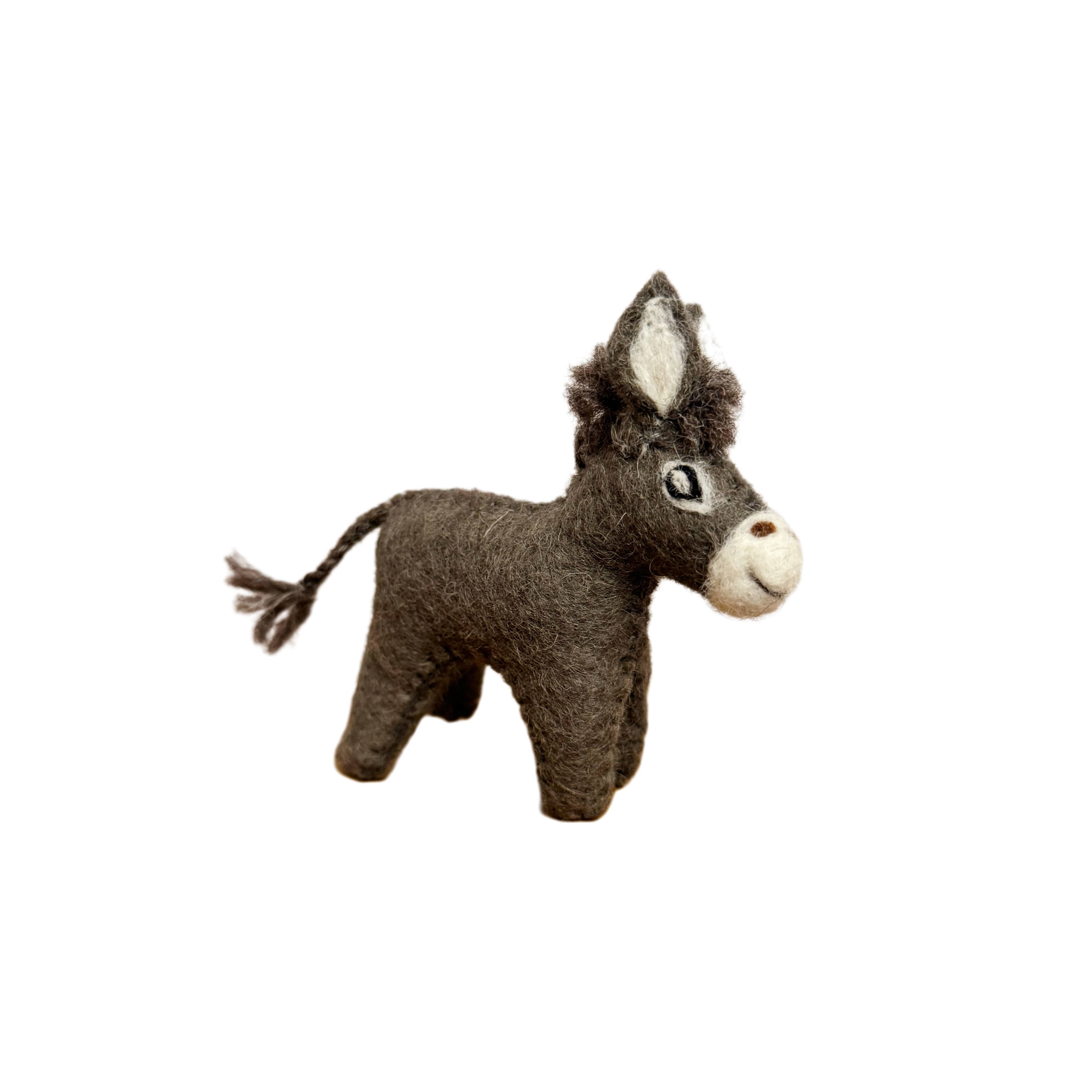 Cow, Horse & Donkey Wool Felt Ornament