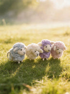 Colorful Sheep Wool Felt Keychain