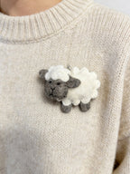 Animal Wool Felt Brooch
