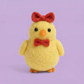 Lovely Mama Chick with Bow Felting Kit | Perfect for Beginners
