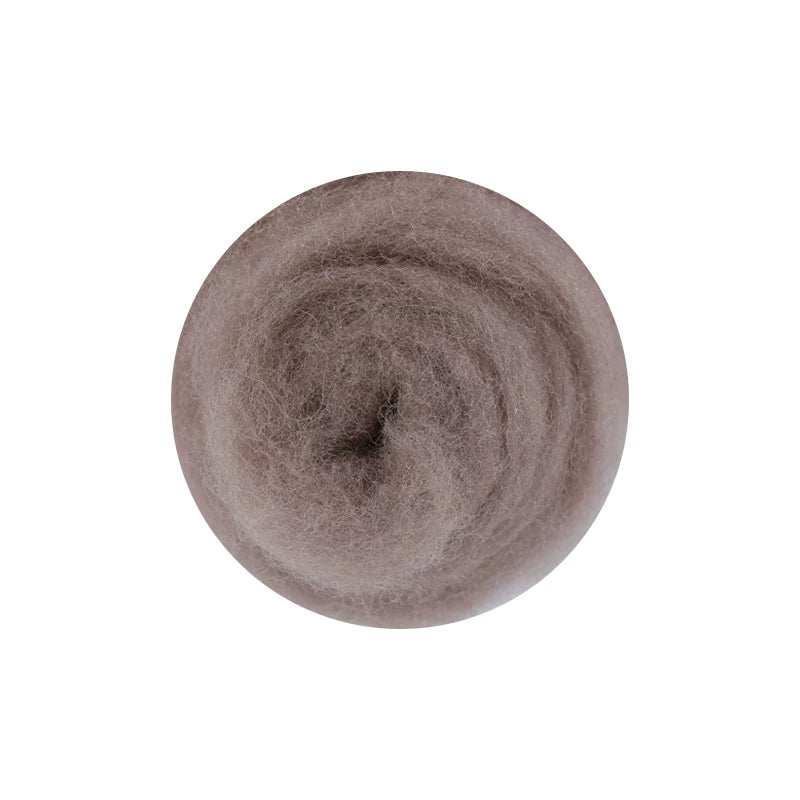 50g large package of Spanish short fiber wool strip felt, DIY handmade doll simulation wool felt material