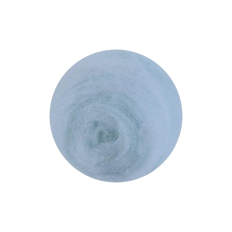 50g large package of Spanish short fiber wool strip felt, DIY handmade doll simulation wool felt material