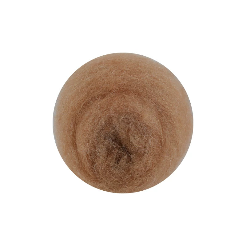 50g large package of Spanish short fiber wool strip felt, DIY handmade doll simulation wool felt material