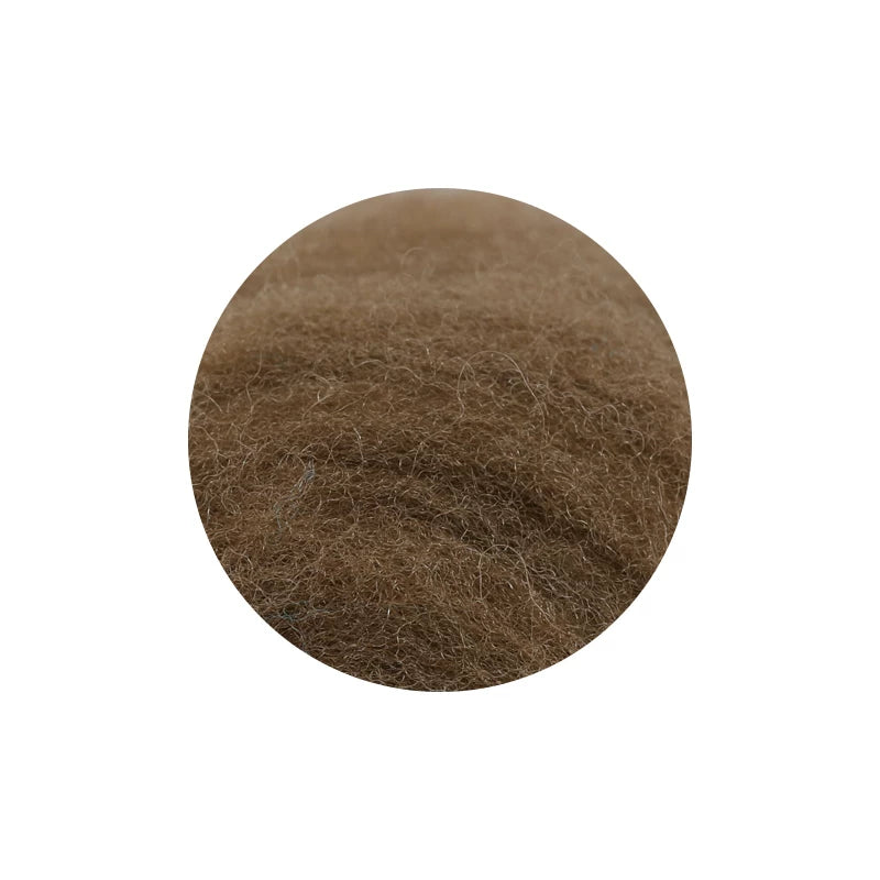 50g large package of Spanish short fiber wool strip felt, DIY handmade doll simulation wool felt material