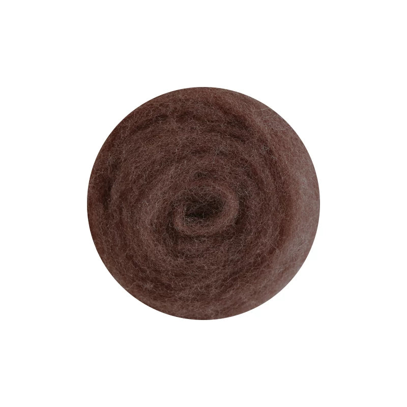 50g large package of Spanish short fiber wool strip felt, DIY handmade doll simulation wool felt material