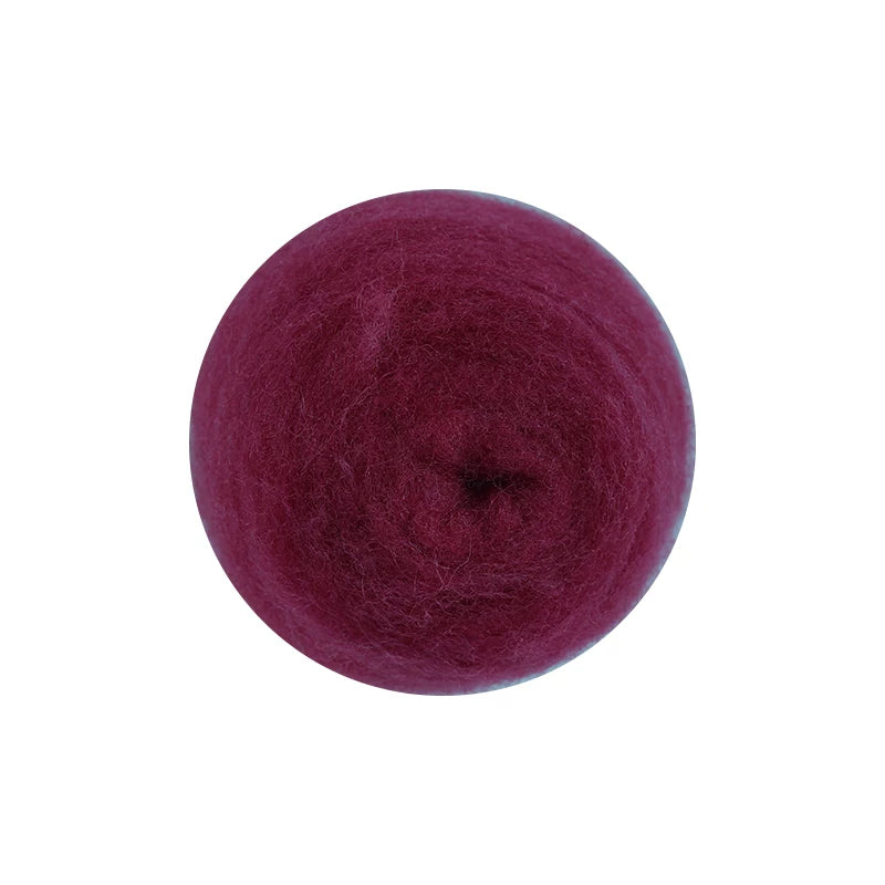 50g large package of Spanish short fiber wool strip felt, DIY handmade doll simulation wool felt material