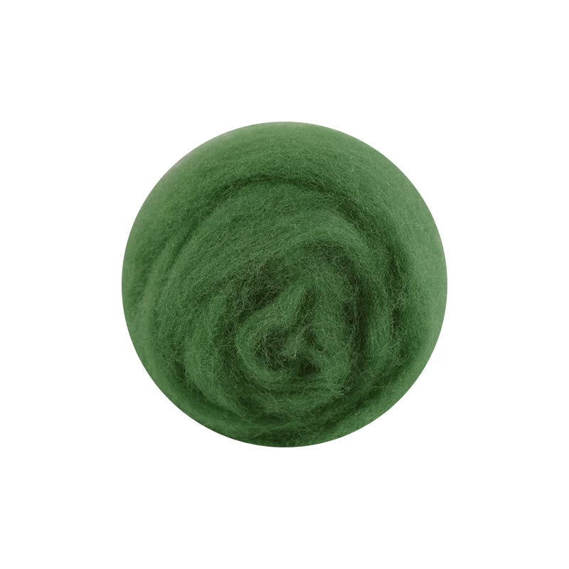 50g large package of Spanish short fiber wool strip felt, DIY handmade doll simulation wool felt material