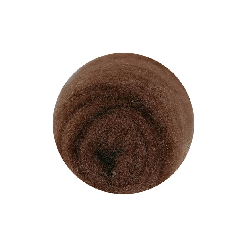 50g large package of Spanish short fiber wool strip felt, DIY handmade doll simulation wool felt material