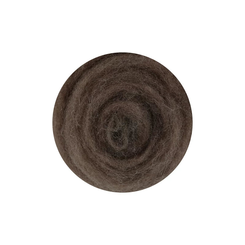 50g large package of Spanish short fiber wool strip felt, DIY handmade doll simulation wool felt material