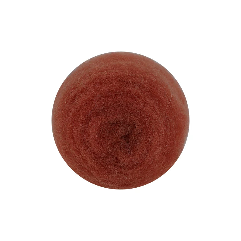 50g large package of Spanish short fiber wool strip felt, DIY handmade doll simulation wool felt material