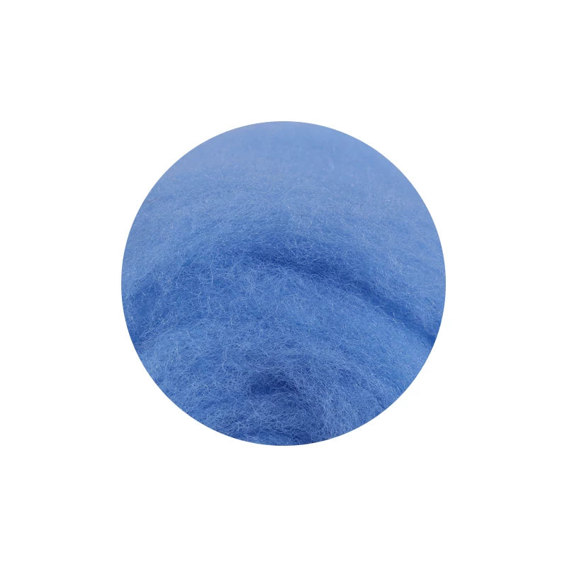 50g large package of Spanish short fiber wool strip felt, DIY handmade doll simulation wool felt material