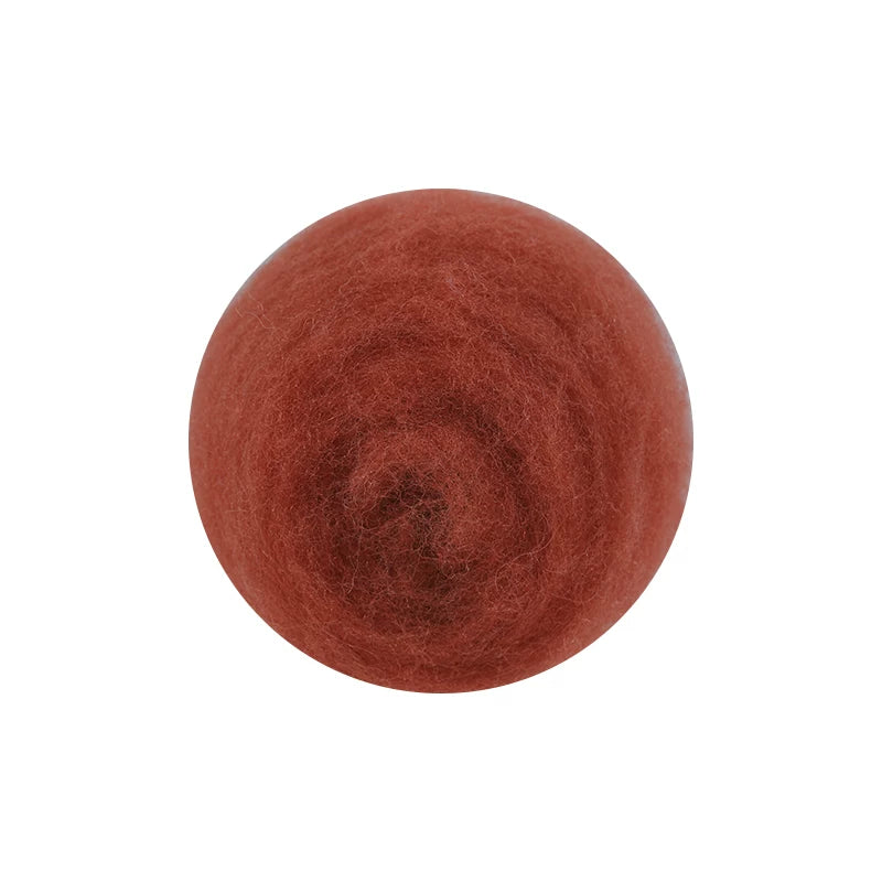 50g large package of Spanish short fiber wool strip felt, DIY handmade doll simulation wool felt material