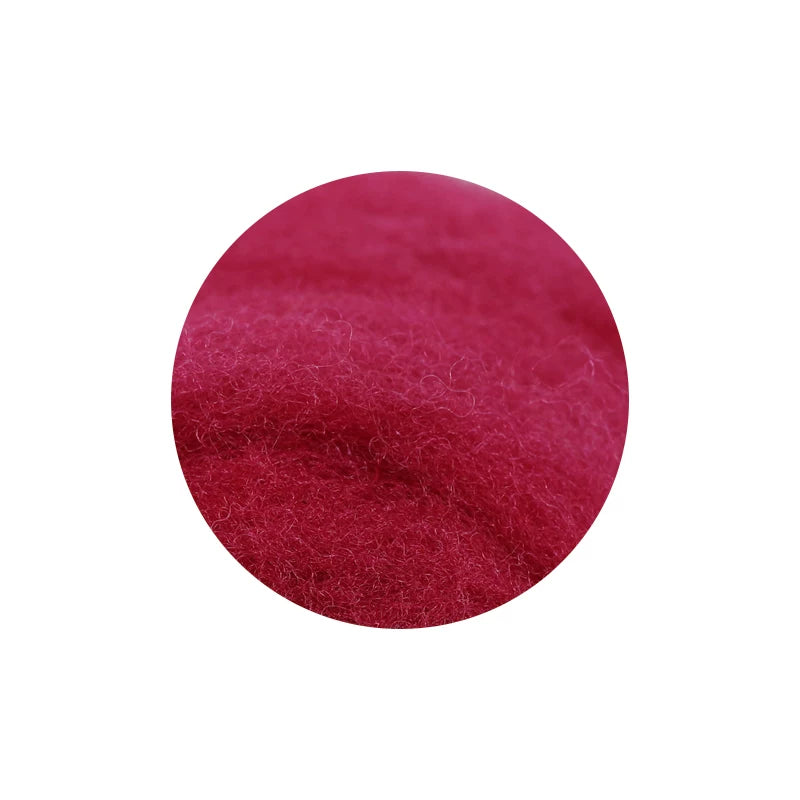 50g large package of Spanish short fiber wool strip felt, DIY handmade doll simulation wool felt material