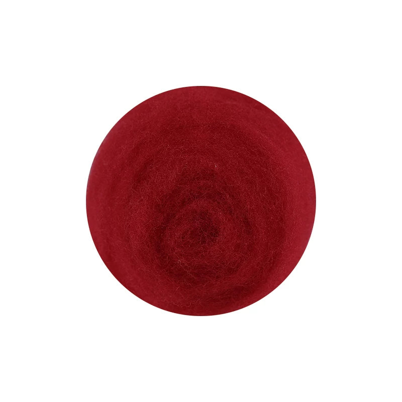 50g large package of Spanish short fiber wool strip felt, DIY handmade doll simulation wool felt material