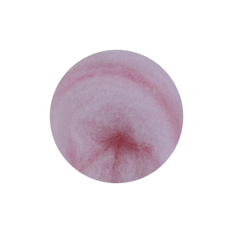 50g large package of Spanish short fiber wool strip felt, DIY handmade doll simulation wool felt material