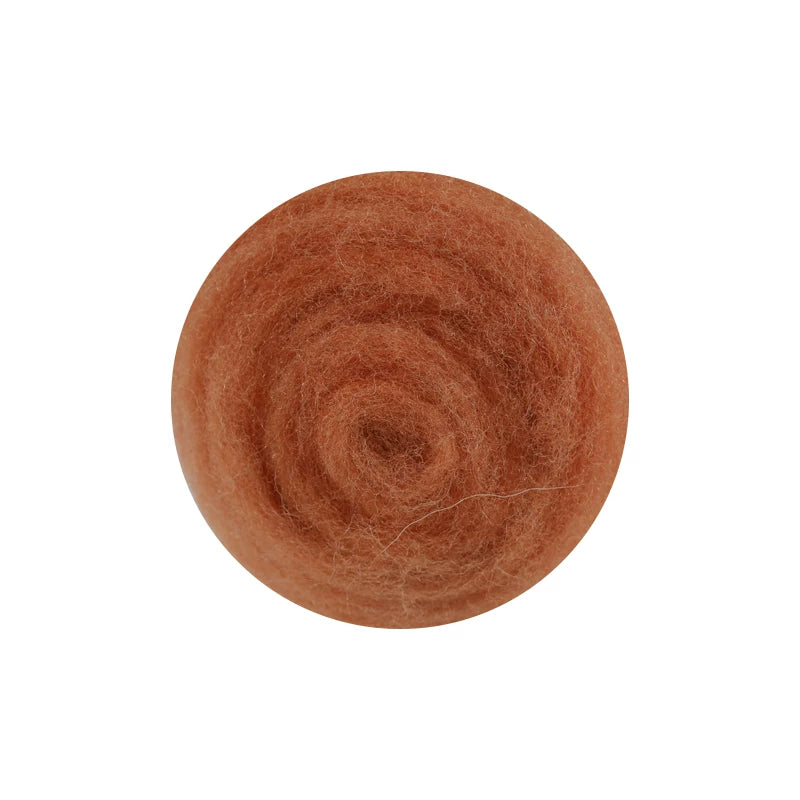 50g large package of Spanish short fiber wool strip felt, DIY handmade doll simulation wool felt material