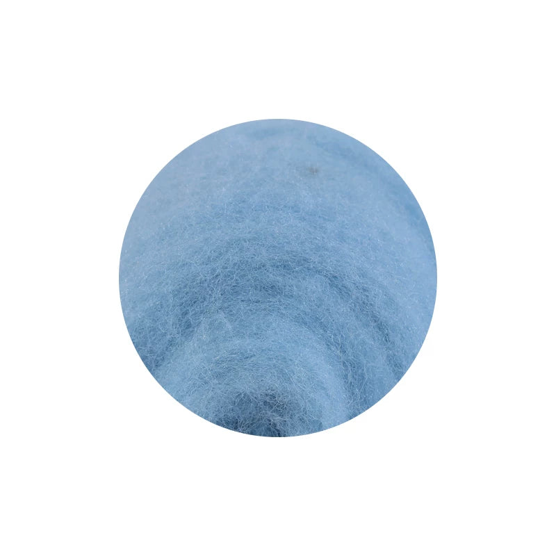 50g large package of Spanish short fiber wool strip felt, DIY handmade doll simulation wool felt material