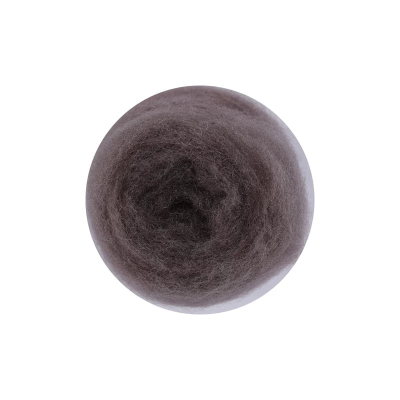 50g large package of Spanish short fiber wool strip felt, DIY handmade doll simulation wool felt material