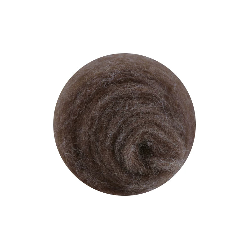 50g large package of Spanish short fiber wool strip felt, DIY handmade doll simulation wool felt material