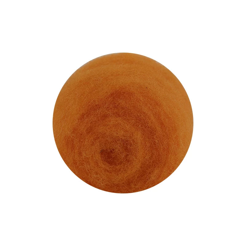 50g large package of Spanish short fiber wool strip felt, DIY handmade doll simulation wool felt material