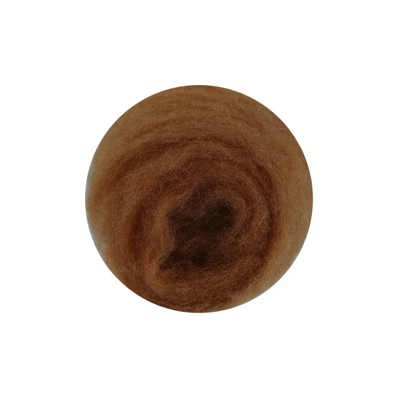 50g large package of Spanish short fiber wool strip felt, DIY handmade doll simulation wool felt material