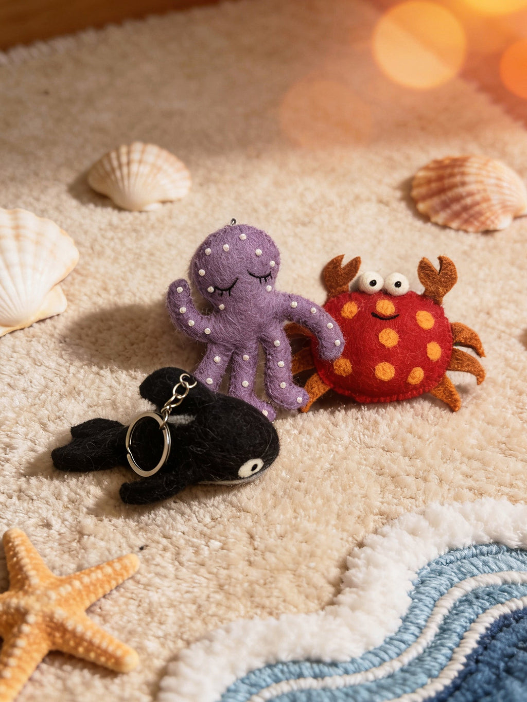 Pirate Series Wool Felt Keychain