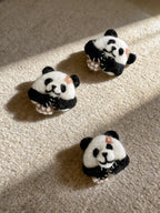 Panda Wool Felt Brooch