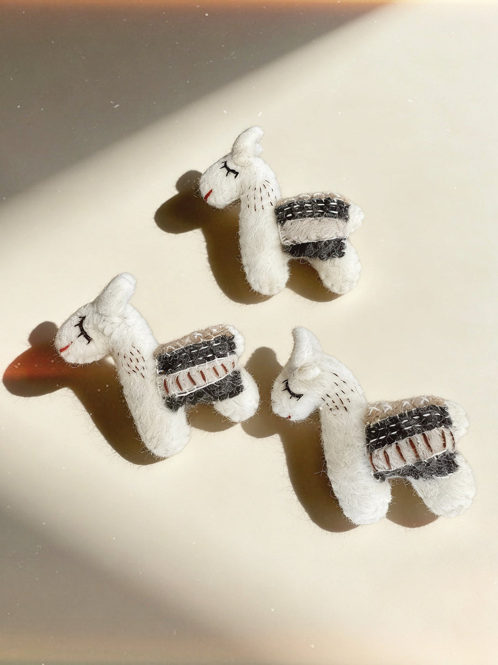 Alpaca Wool Felt Brooch