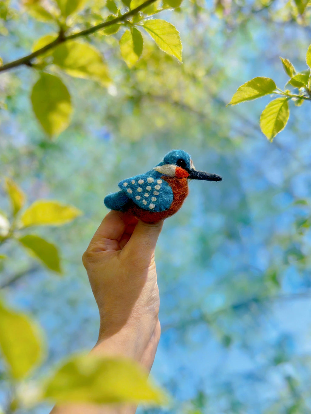 Fat Bird Wool Felt Brooch